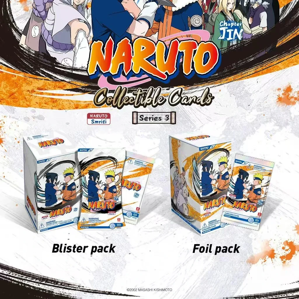 KAYOU NARUTO Smriti Collectible Card - Chapter Jin 3 Series Box with Promo Card (USA)